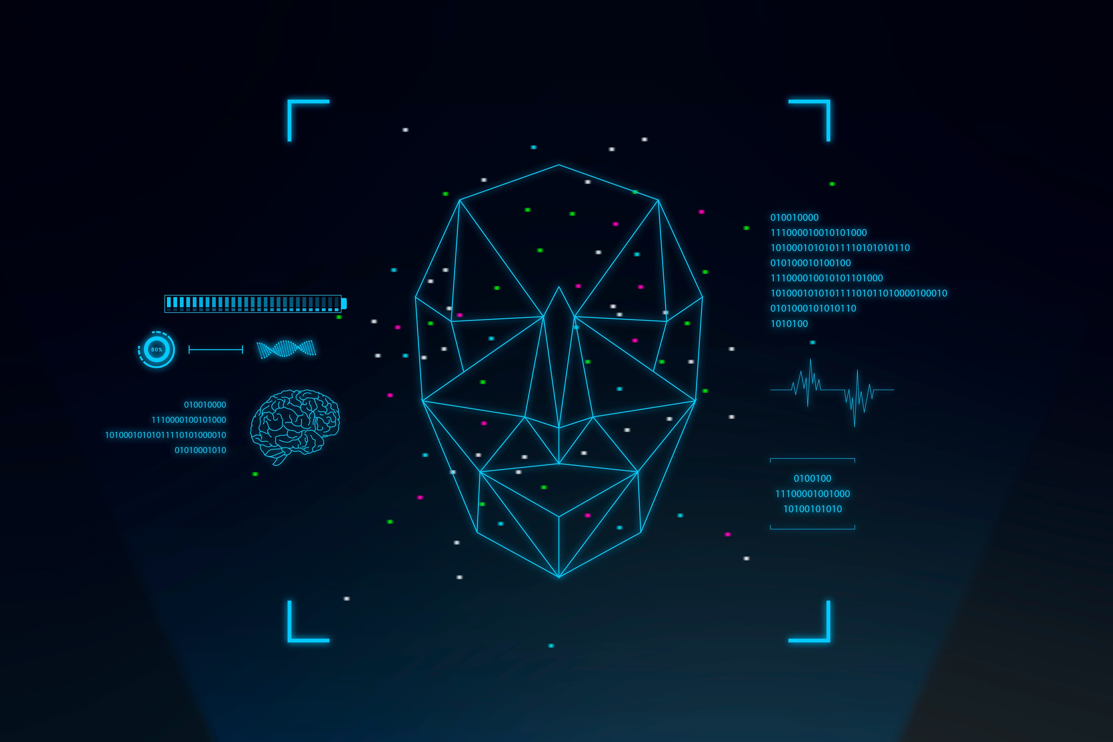 AI brain illustration